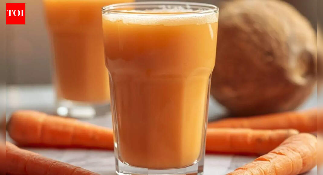 Carrot juice with coconut milk: Better digestion, glowing skin and energy - benefits