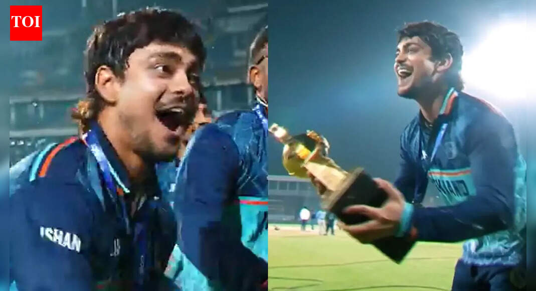 Jharkhand crowned SMAT champions, Ishan Kishan's bhangra celebration steals the show - WATCH
