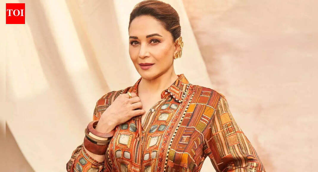Madhuri Dixit reveals the bizarre reason her neighbor almost called the police on her: 'Somebody's casing your house'