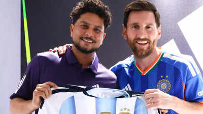 Lionel Messi gifts signed Argentina jersey to Kuldeep Yadav - See pic