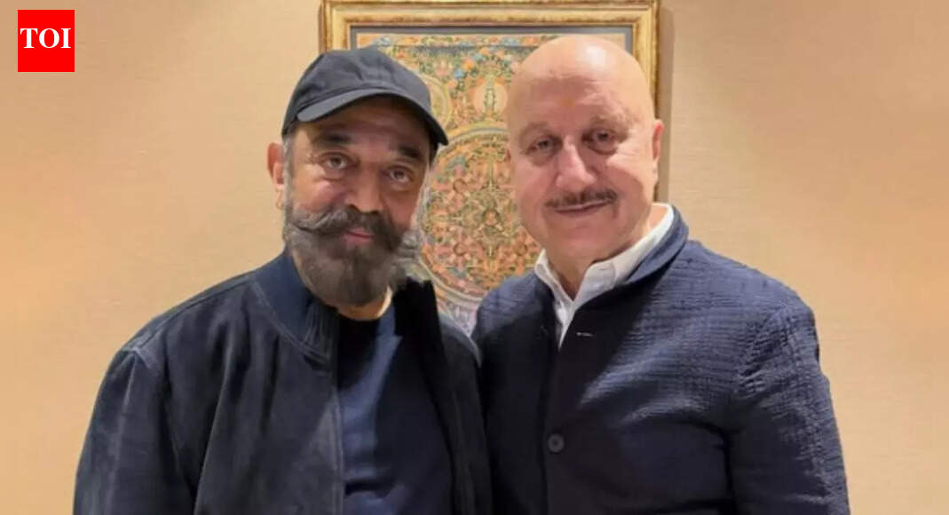 Anupam Kher meets Kamal Haasan: Have been admirer of his craft and varied performances for years