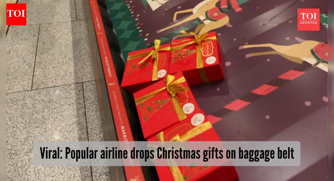 Air India drops Christmas gifts on Mumbai baggage belt, and passengers can’t stop smiling; watch viral video