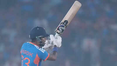 IND vs SA: Hardik Pandya unleashes mayhem in fifth T20I vs South Africa; hits 16-ball fifty