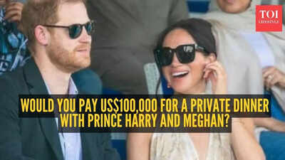 Would you spend US$100,000 for a private dinner with Prince Harry and Meghan?