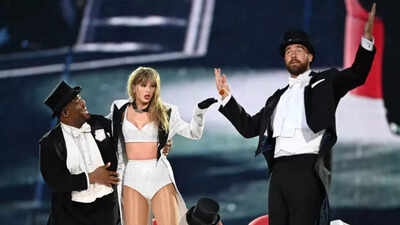 Taylor Swift reveals Travis Kelce’s Eras Tour cameo began as a joke that unexpectedly turned into pure onstage magic
