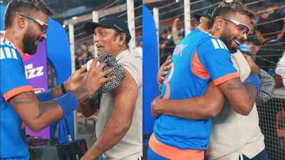 Hardik Pandya's monster hit injures cameraman; ice pack, hug follow - WATCH