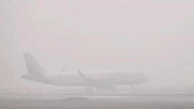 Over 100 flights cancelled at Delhi airport due to dense fog
