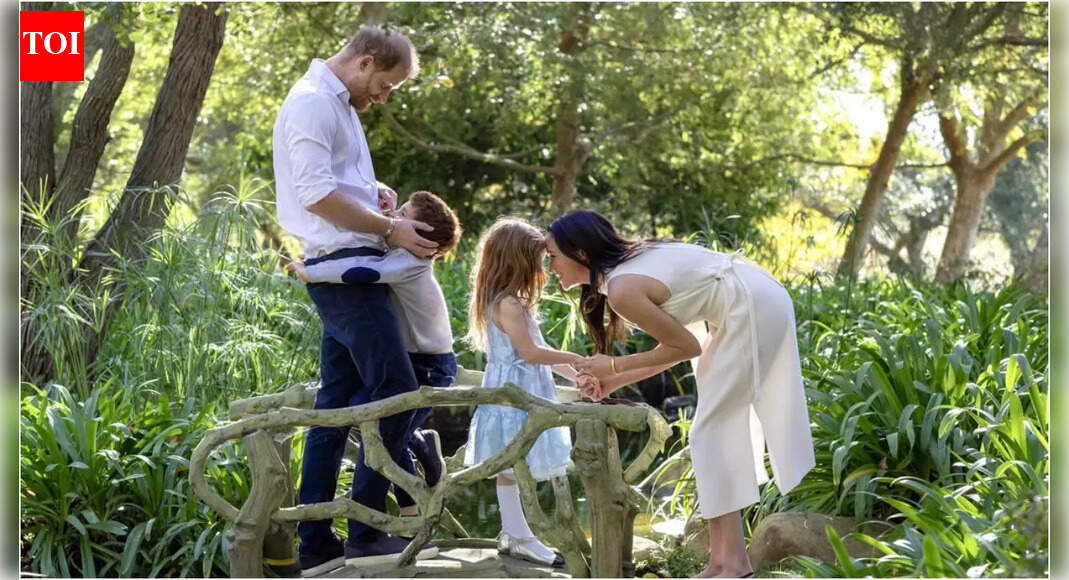 Meghan Markle and Prince Harry dropped their ‘holiday’ pic featuring their adorable kids Archie and Lilibet