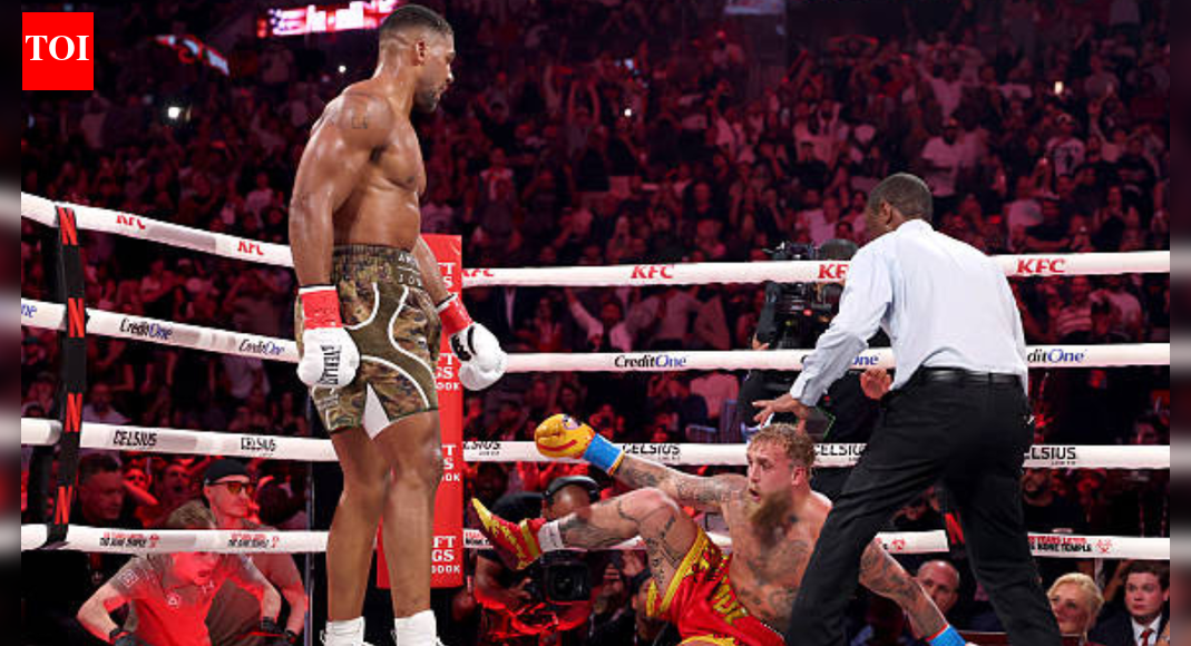 Jake Paul hits back at critics' “scripted” remarks with one-word response after knockout loss to Anthony Joshua