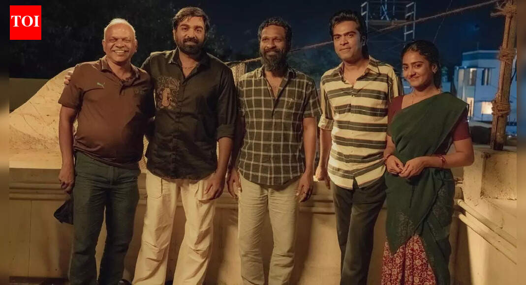 'Arasan': Vijay Sethupathi visits Silambarasan and Vetri Maaran's film set; 'Tourist Family' actress' presence gains attention