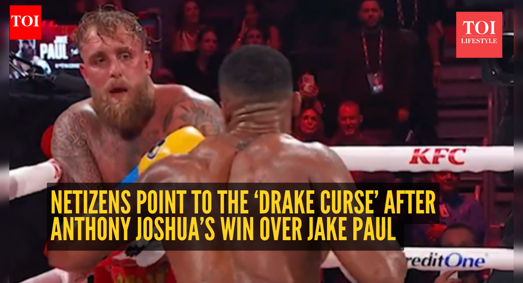 Netizens say the ‘Drake curse’ strikes again as Anthony Joshua defeats Jake Paul in one-punch knockout in lopsided fight