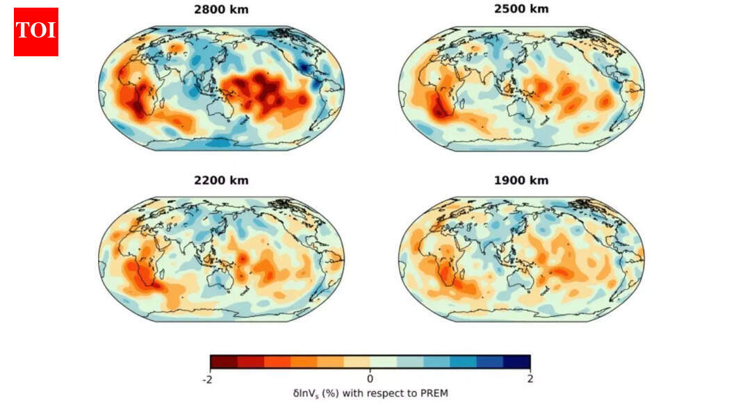 What lies beneath Africa? Two enormous structures that appear not to belong to Earth