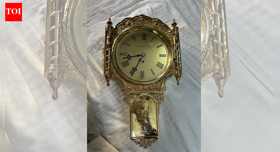 Restoration story of a 125-year-old historic clock presented by Lord Curzon at Sri Darbar Sahib
