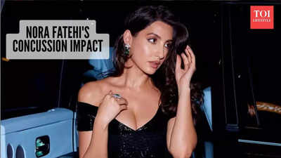 Nora Fatehi suffers a concussion in car accident: How serious is it?