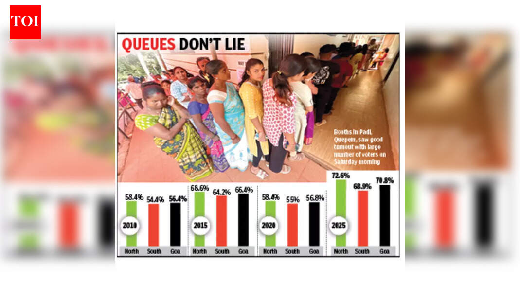 70.8% turnout in Goa, highest since first ZP elections two decades ago