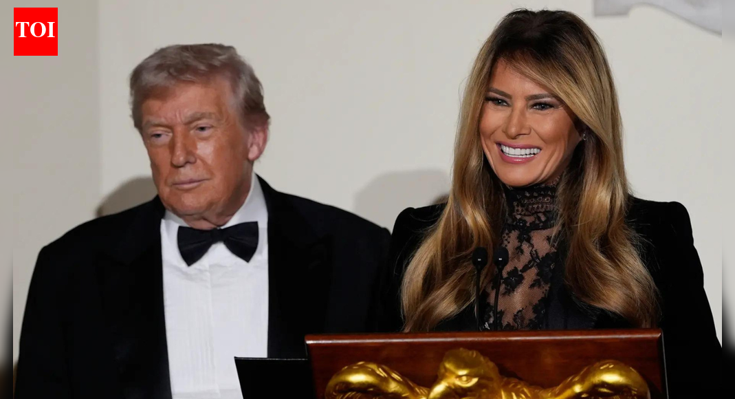 Watch: Trump goes off-topic and talks about wife Melania's undergarments