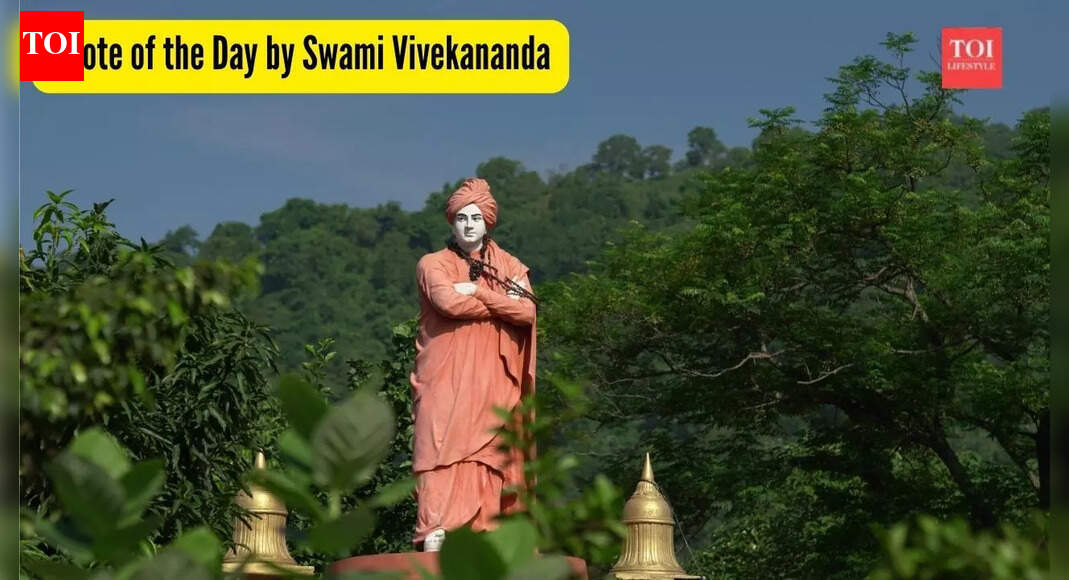 Quote of the day by Swami Vivekanand: 