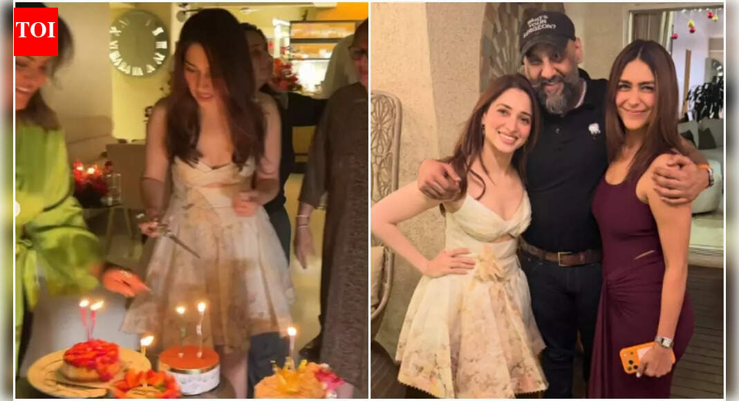 Tamannaah Bhatia turns 36: Siddhant Chaturvedi, Mrunal Thakur join intimate birthday bash - See PICS