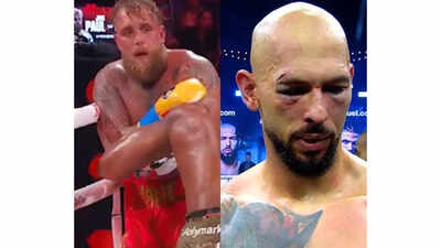  Internet reacts to the loss of Jake Paul and Andrew Tate