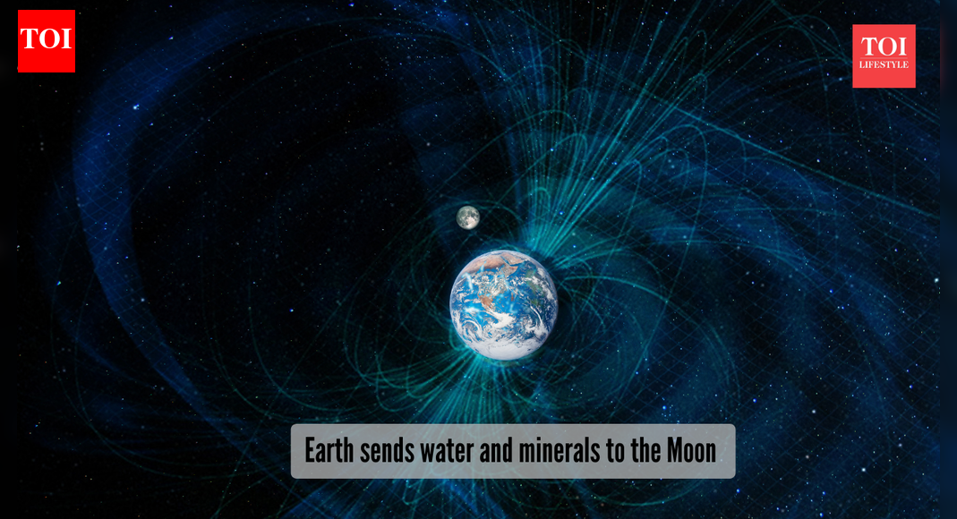 What! Earth sprinkles water and minerals on the Moon through 'magnetic highways' from our atmosphere