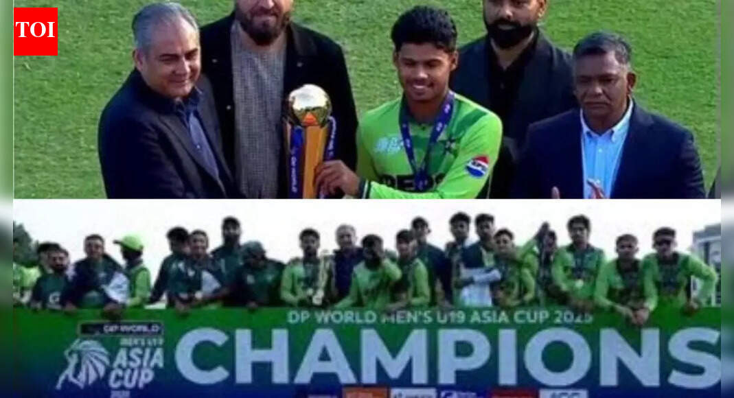 IND vs PAK Final: PCB chief Naqvi presents title to U19 Asia Cup champs