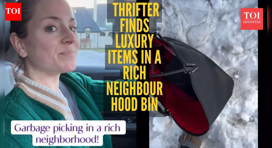 This rich neighbourhood’s trash bins are full of designer fashion, literally