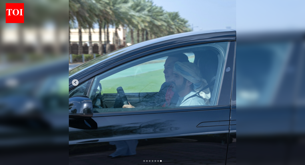 Crown Prince of Dubai Sheikh Hamdan bin Mohammed Al Maktoum drives Elon Musk in Dubai; share photos; Tesla CEO responds