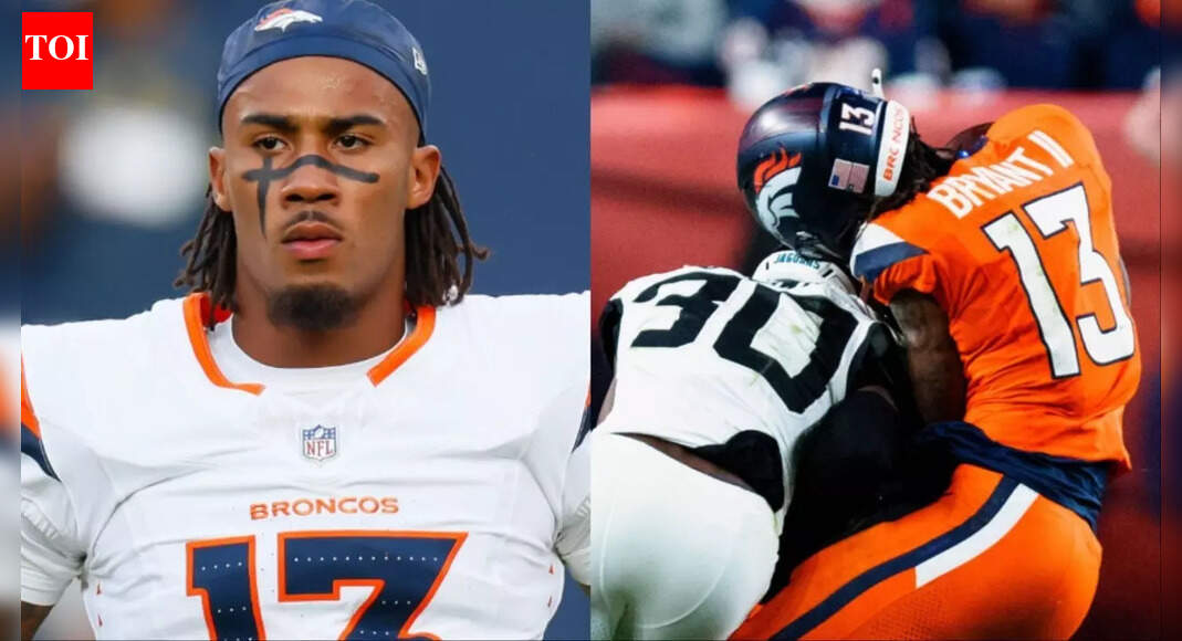 Pat Bryant injury update: Broncos WR took a brutal hit from Jaguars CB Montaric Brown after Denver QB Bo Nix threw a hospital ball