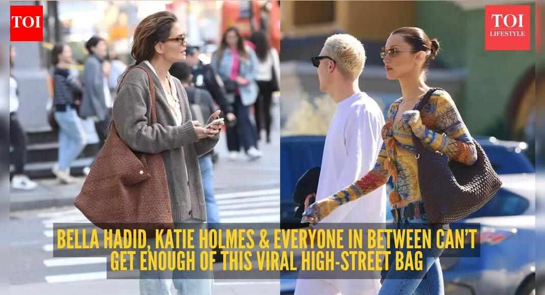 Bella Hadid loves it, Katie Holmes was spotted with it: Why is this high-street bag going viral?