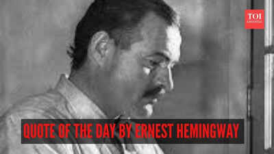 Quote of the day by Ernest Hemingway, “Every man's life ends the same way. It is only the details of how he.......”