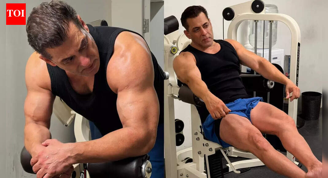 Salman Khan flaunts his chiseled body ahead of 60th birthday, fans can't stop gushing over his biceps, say 'Ageing like fine wine'