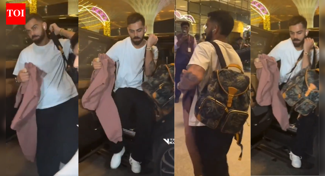 Watch: Virat Kohli spotted at Mumbai airport; returns to Vijay Hazare Trophy