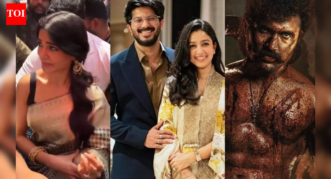 Fans mob Samantha Ruth Prabhu, Dulquer Salmaan’s anniversary post, Ajith Kumar’s racing documentary trailer: Top 5 South newsmakers of the day