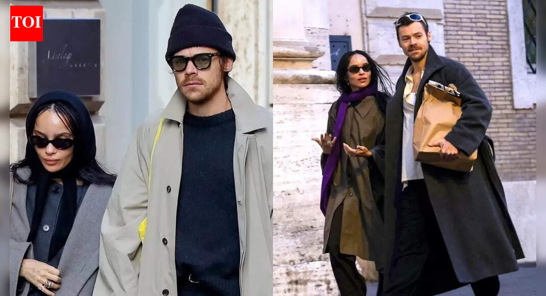 Zoe Kravitz fuels engagement rumours with Harry Styles after flaunting gold ring during Rome outing