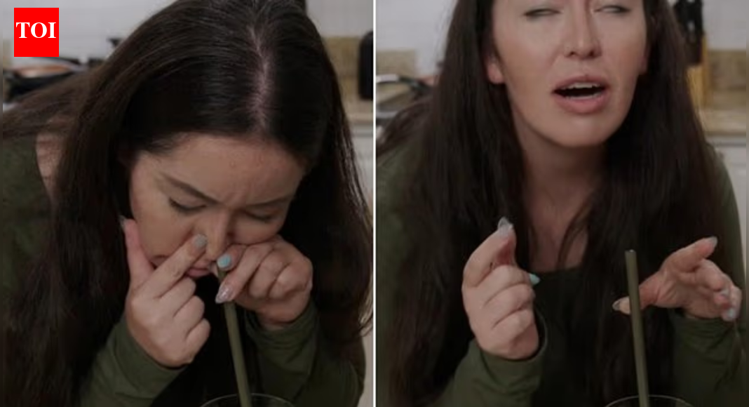 Woman blends every meal and eats by snorting food through her nose