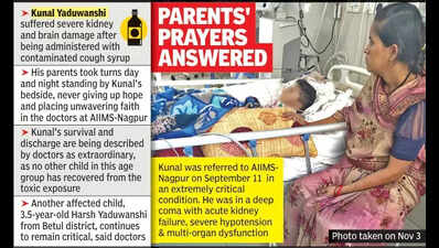 Kunal, youngest survivor of cough syrup tragedy so far, returns home after 114 days