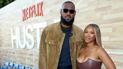  LeBron James reacts emotionally as Savannah James steps into her own spotlight away from NBA stage