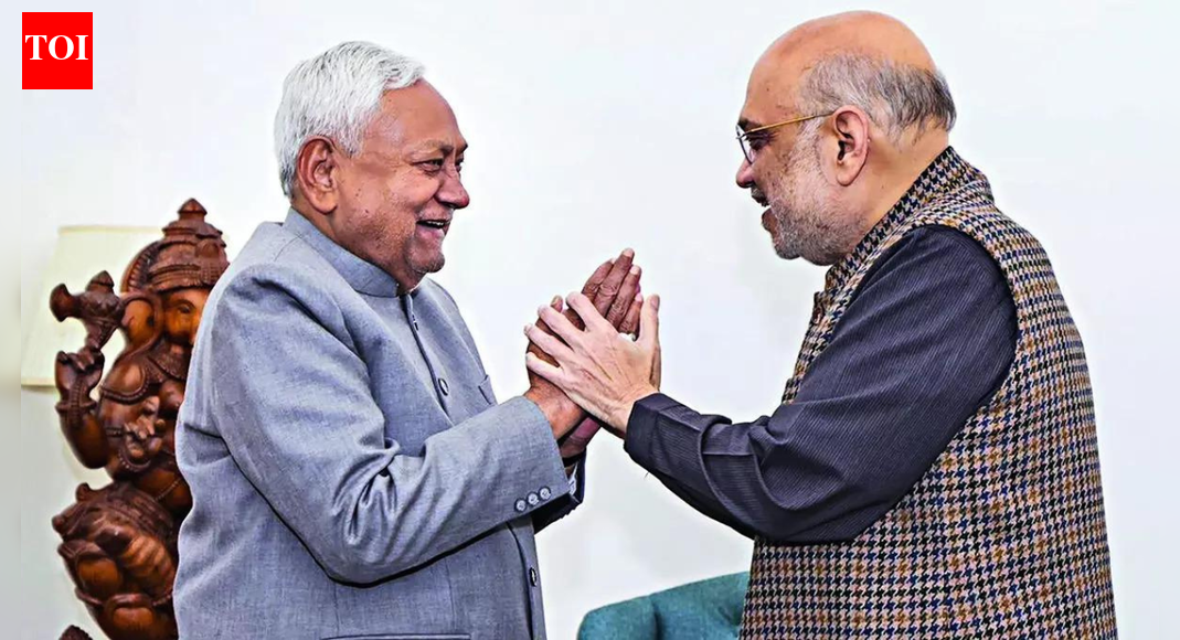 Nitish Kumar meets PM Narendra Modi, Amit Shah in a ‘courtesy call’