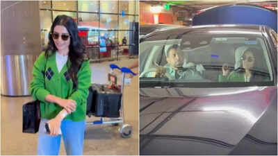 Samantha Ruth Prabhu returns to Mumbai; husband Raj Nidimoru comes to pick her up at the airport - watch