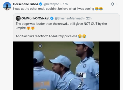  Herschelle Gibbs recalls AB de Villiers' infamous not-out decision vs India