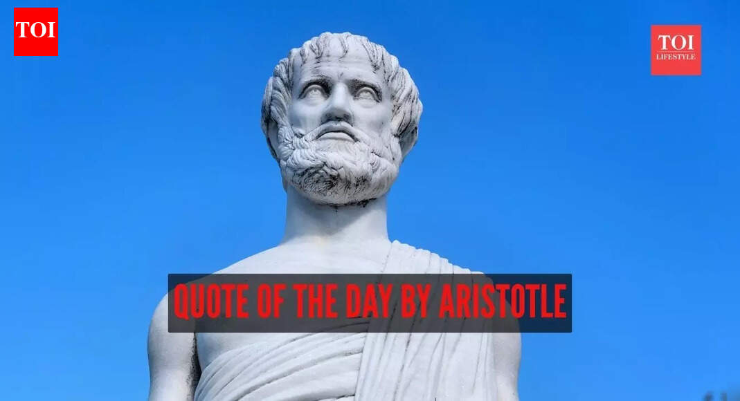 Quote of the day by Aristotle: “Excellence is never an accident. It represents the wise choice of many alternatives…”