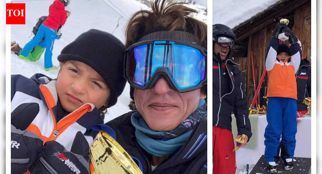 How Shah Rukh Khan and little AbRam treated the internet with their adorable snowy Swiss vacation in 2018-see pics