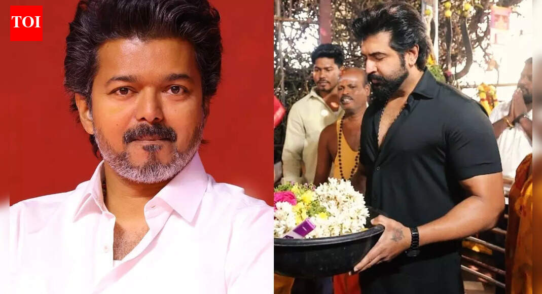 Arun Vijay visits Vennangodi Muniyappan temple along with Siddhi Idnani ahead of 'Retta Thala' release; congratulates Vijay's political entry