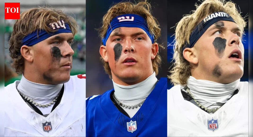 Jaxson Dart’s heart-studded good-luck charm diamond necklace broke midgame and reportedly led to a 13-16 loss to the Minnesota Vikings