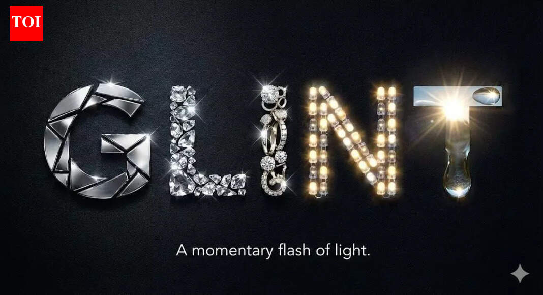 Glint: etymology, origin and how to use it in a sentence