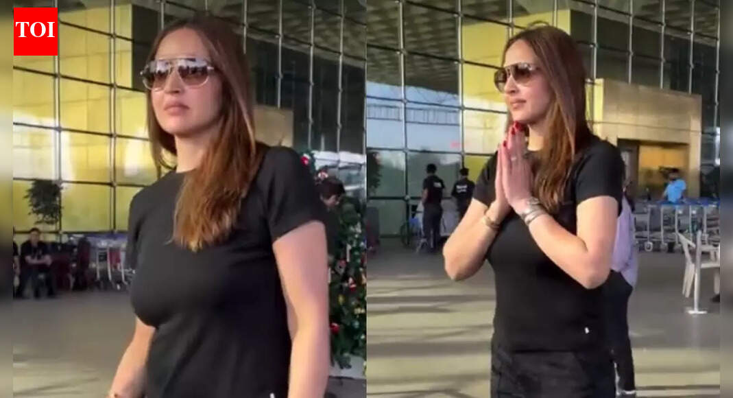 Esha Deol refuses to interact with paparazzi as she makes first public appearance after her father Dharmendra’s demise