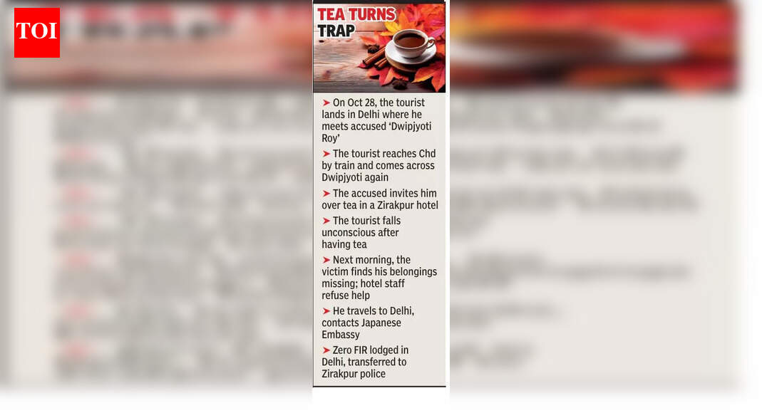 Japanese tourist drugged &amp; robbed in Mohali