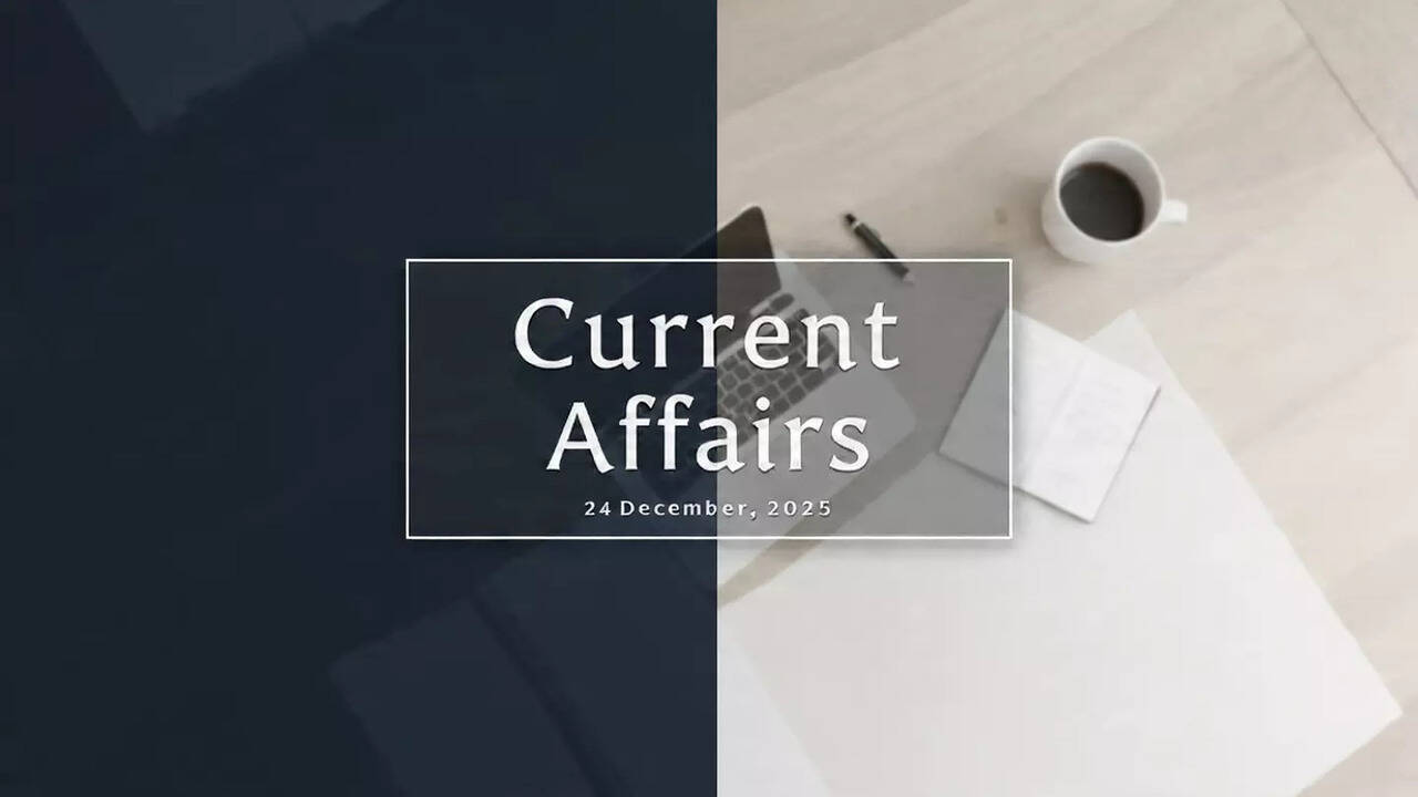 Current Affairs Quiz Today 24 December 2025 Latest GK general knowledge ...