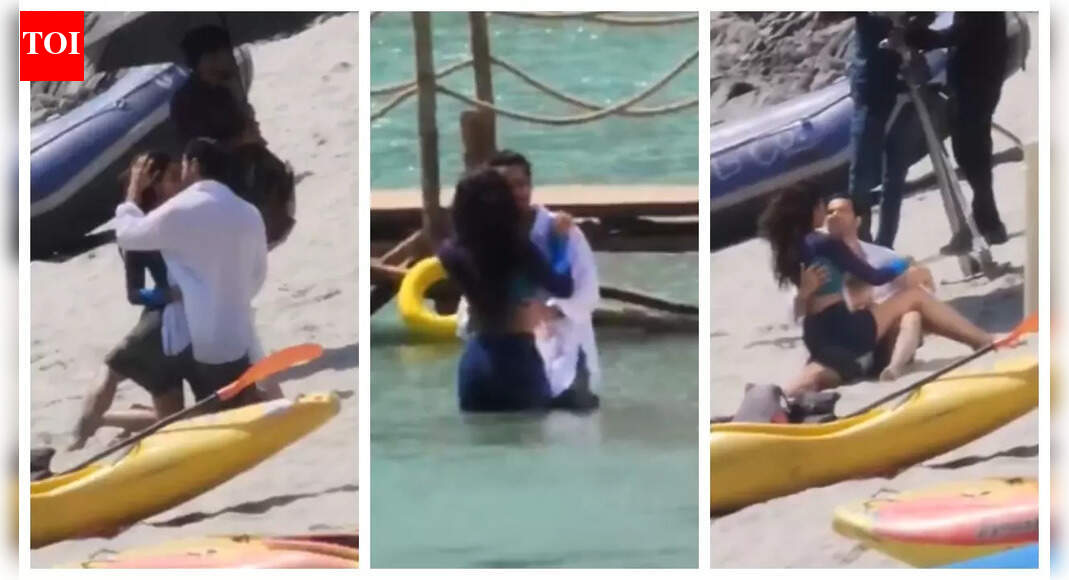 'Hai Jawani Toh Ishq Hona Hai': Varun Dhawan and Pooja Hegde get romantic in BTS clips from film sets - WATCH