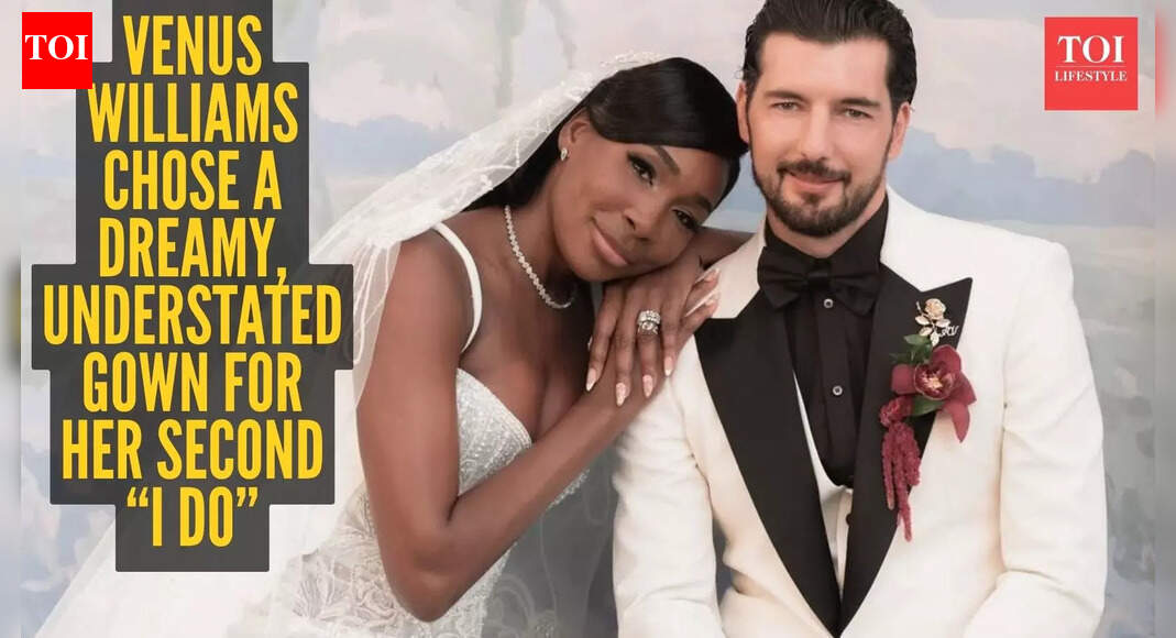 Venus Williams weds Andrea Preti: Bride Venus Williams stuns in the most gorgeous wedding gown by Georges Hobeika